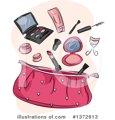 Royalty-Free (RF) Makeup Clipart Illustration by BNP Design Studio - Stock Sample #1372613