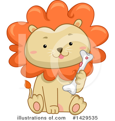 Royalty-Free (RF) Male Lion Clipart Illustration by BNP Design Studio - Stock Sample #1429535