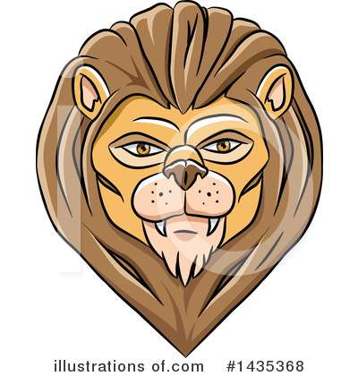 Royalty-Free (RF) Male Lion Clipart Illustration by cidepix - Stock Sample #1435368