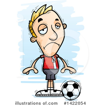 Royalty-Free (RF) Male Soccer Player Clipart Illustration by Cory Thoman - Stock Sample #1422054
