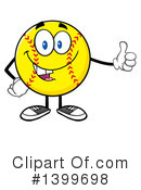Male Softball Clipart #1399698 by Hit Toon