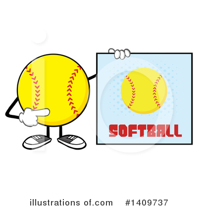 Male Softball Clipart #1409737 by Hit Toon