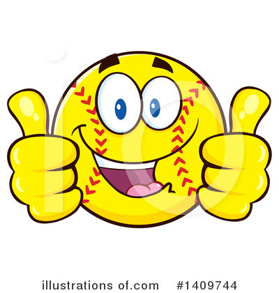 Male Softball Clipart #1409744 by Hit Toon