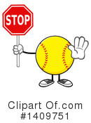 Male Softball Clipart #1409751 by Hit Toon