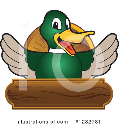Royalty-Free (RF) Mallard Duck Clipart Illustration by Mascot Junction - Stock Sample #1282781