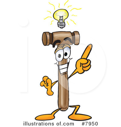 Royalty-Free (RF) Mallet Clipart Illustration by Mascot Junction - Stock Sample #7950