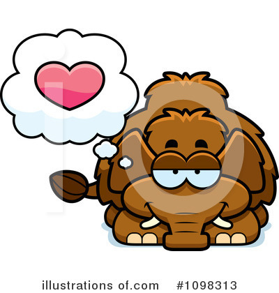 Royalty-Free (RF) Mammoth Clipart Illustration by Cory Thoman - Stock Sample #1098313