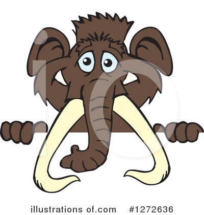 Royalty-Free (RF) Mammoth Clipart Illustration by Dennis Holmes Designs - Stock Sample #1272636