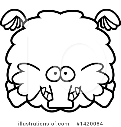 Royalty-Free (RF) Mammoth Clipart Illustration by Cory Thoman - Stock Sample #1420084