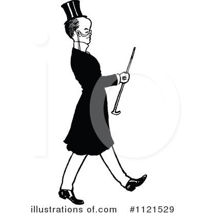 Royalty-Free (RF) Man Clipart Illustration by Prawny Vintage - Stock Sample #1121529