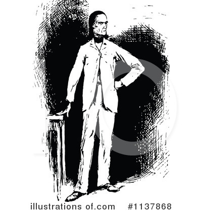 Royalty-Free (RF) Man Clipart Illustration by Prawny Vintage - Stock Sample #1137868