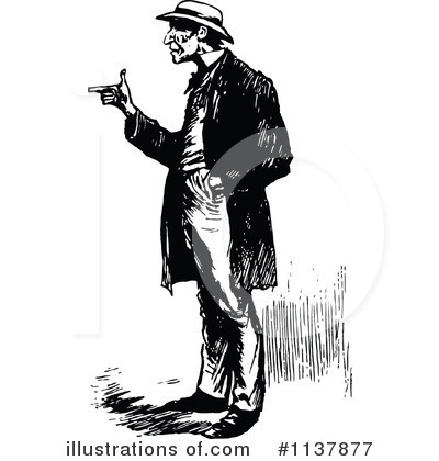 Royalty-Free (RF) Man Clipart Illustration by Prawny Vintage - Stock Sample #1137877
