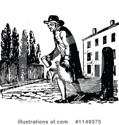 Royalty-Free (RF) Man Clipart Illustration by Prawny Vintage - Stock Sample #1149375