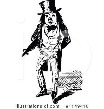 Royalty-Free (RF) Man Clipart Illustration by Prawny Vintage - Stock Sample #1149410