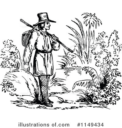 Royalty-Free (RF) Man Clipart Illustration by Prawny Vintage - Stock Sample #1149434