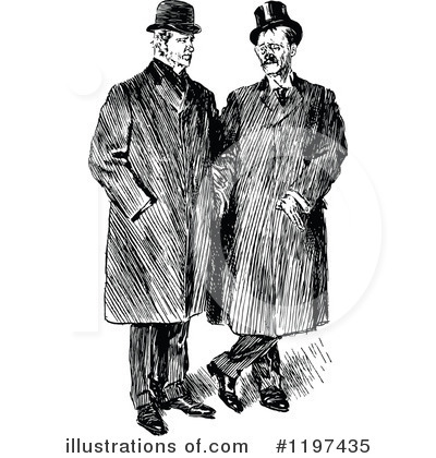 Royalty-Free (RF) Man Clipart Illustration by Prawny Vintage - Stock Sample #1197435