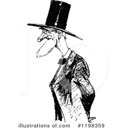 Royalty-Free (RF) Man Clipart Illustration by Prawny Vintage - Stock Sample #1198359
