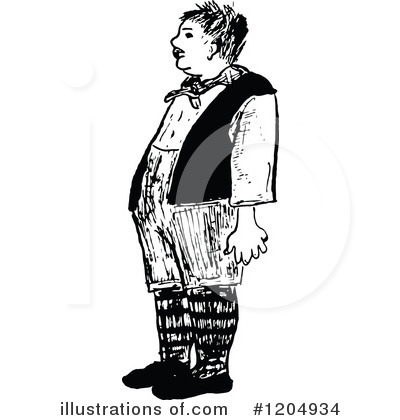 Royalty-Free (RF) Man Clipart Illustration by Prawny Vintage - Stock Sample #1204934