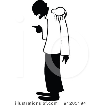 Royalty-Free (RF) Man Clipart Illustration by Prawny Vintage - Stock Sample #1205194