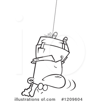 Royalty-Free (RF) Man Clipart Illustration by toonaday - Stock Sample #1209604