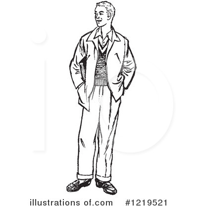 Royalty-Free (RF) Man Clipart Illustration by Picsburg - Stock Sample #1219521
