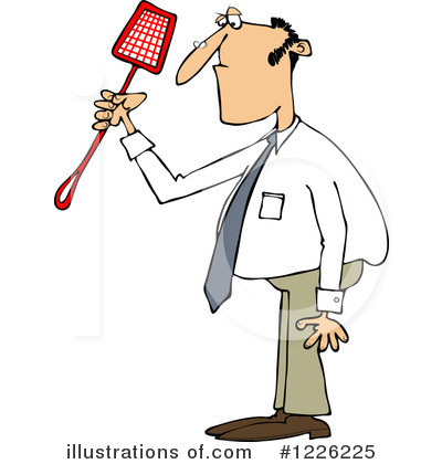 Fly Swatter Clipart #1226225 by djart