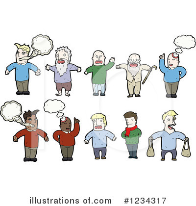Royalty-Free (RF) Man Clipart Illustration by lineartestpilot - Stock Sample #1234317