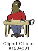 Man Clipart #1234391 by lineartestpilot