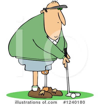 Golfing Clipart #1240180 by djart