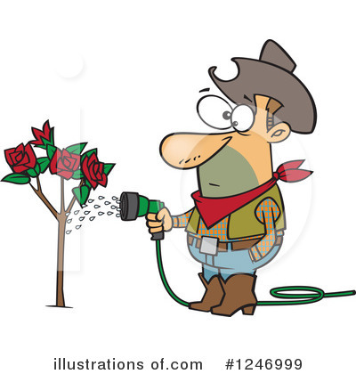 Royalty-Free (RF) Man Clipart Illustration by toonaday - Stock Sample #1246999