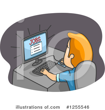 Job Search Clipart #1255546 by BNP Design Studio