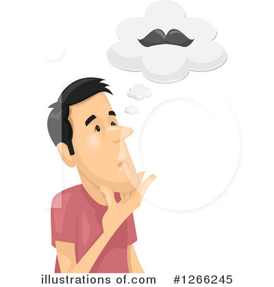 Mustache Clipart #1266245 by BNP Design Studio