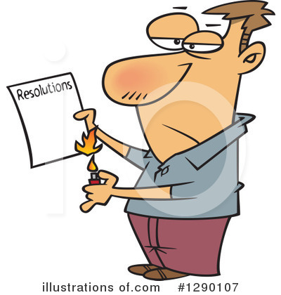 Resolutions Clipart #1290107 by toonaday