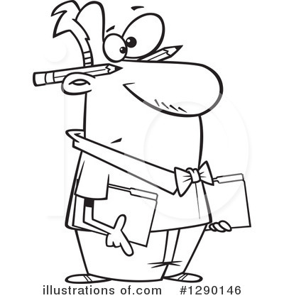 Royalty-Free (RF) Man Clipart Illustration by toonaday - Stock Sample #1290146