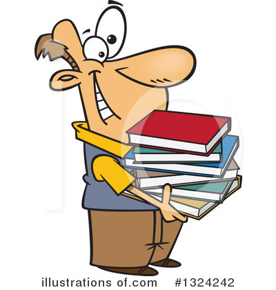 Books Clipart #1324242 by toonaday