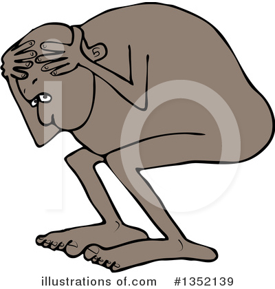 Scared Clipart #1352139 by djart