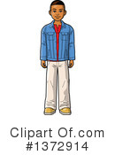 Man Clipart #1372914 by Clip Art Mascots