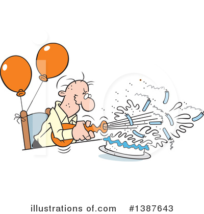 Birthday Cake Clipart #1387643 by Johnny Sajem
