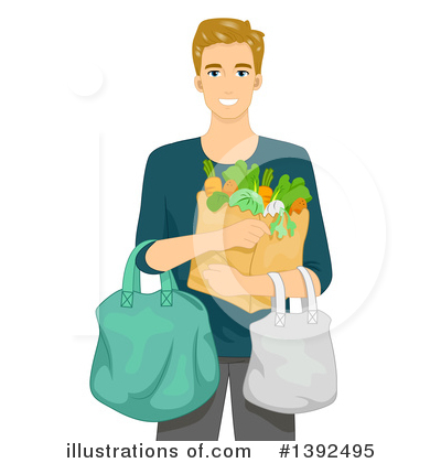 Shopping Bags Clipart #1392495 by BNP Design Studio