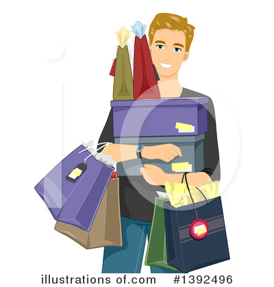 Shopping Bags Clipart #1392496 by BNP Design Studio