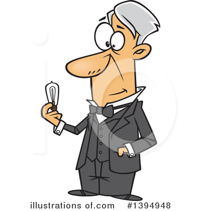 Royalty-Free (RF) Man Clipart Illustration by toonaday - Stock Sample #1394948