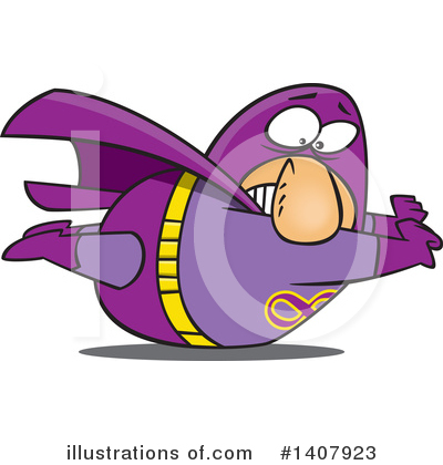 Super Man Clipart #1407923 by toonaday