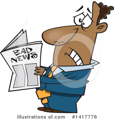Newspaper Clipart #1417776 by toonaday