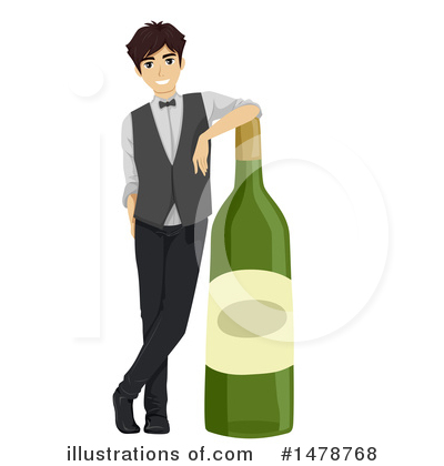 Bartender Clipart #1478768 by BNP Design Studio