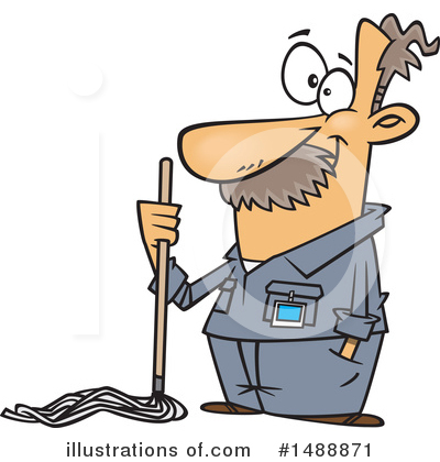 Mopping Clipart #1488871 by toonaday