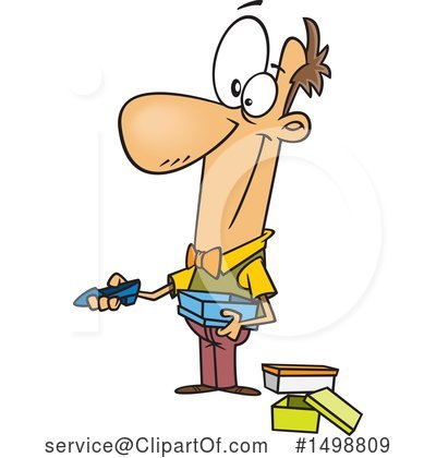 Royalty-Free (RF) Man Clipart Illustration by toonaday - Stock Sample #1498809
