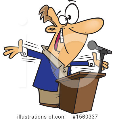 Speaking Clipart #1560337 by toonaday