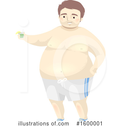 Obesity Clipart #1600001 by BNP Design Studio