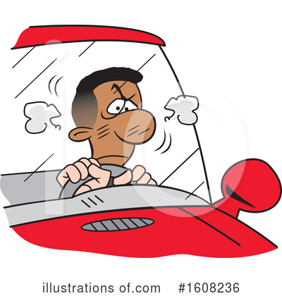 Road Rage Clipart #1608236 by Johnny Sajem