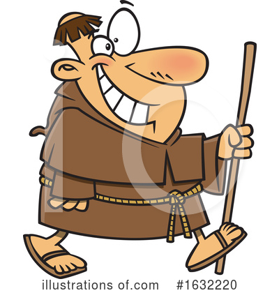 Friar Clipart #1632220 by toonaday